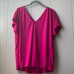 Front and back V neck